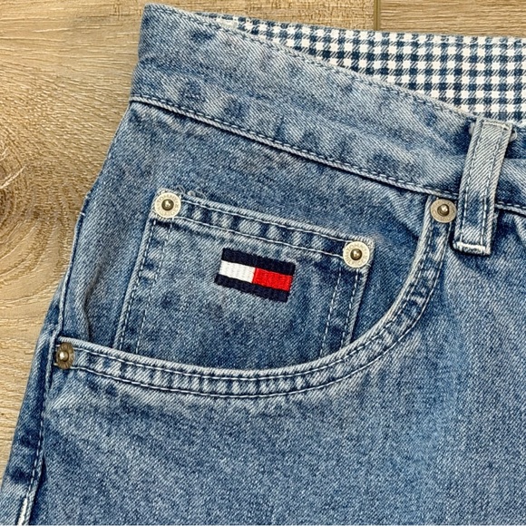 Vintage 90s Tommy Hilfiger American Classics Y2K Straight Jeans Cropped - Picture 2 of 9